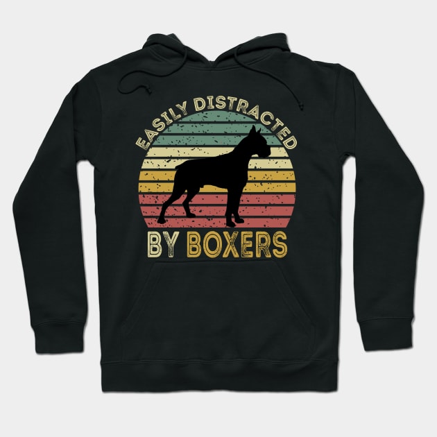 Easily Distracted By Boxers Hoodie by DragonTees